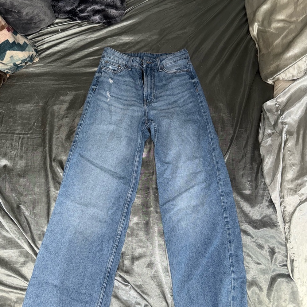 H&M Blue Flare & Wide Leg Jeans